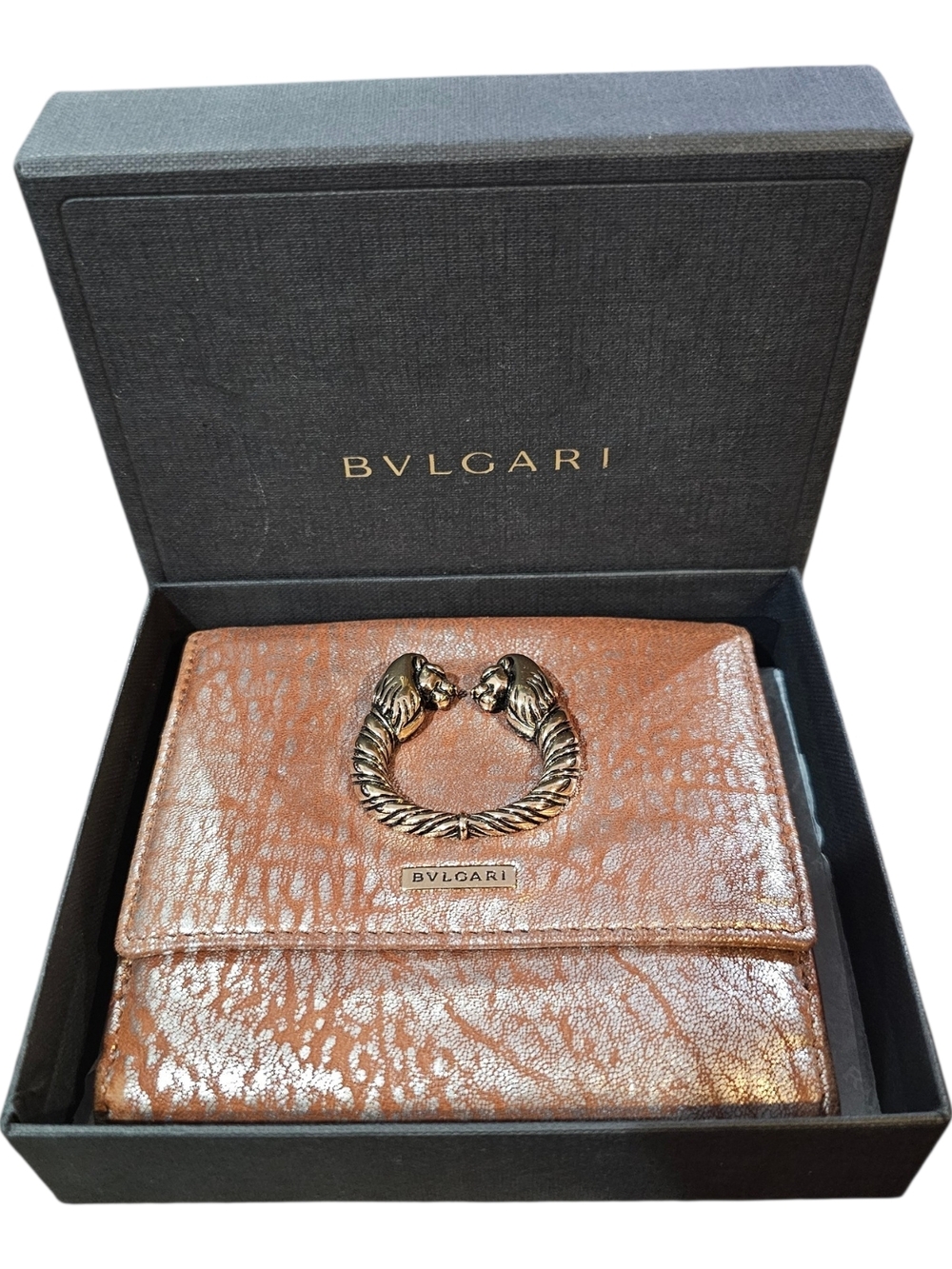 Bvlgari Leoni Lion Metallic Wallet